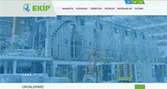 Desktop Screenshot of ekipmuhendislik.com.tr