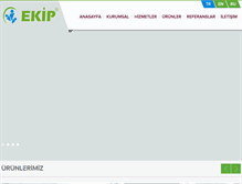 Tablet Screenshot of ekipmuhendislik.com.tr